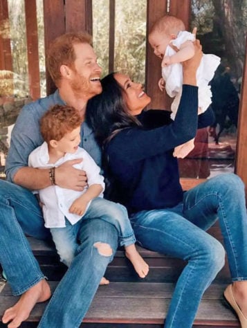  Harry e Meghan e os filhos - Reprodução/Instagram