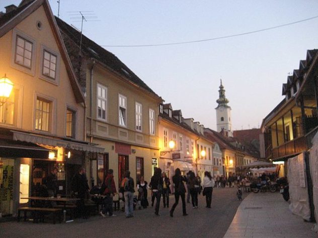 rua Tkalčićeva, Zagreb Croácia