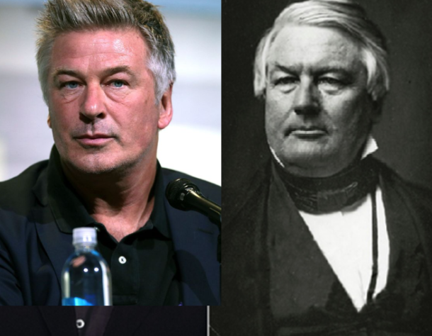 Alec Baldwin por Gage Skidmore e Millard Fillmore