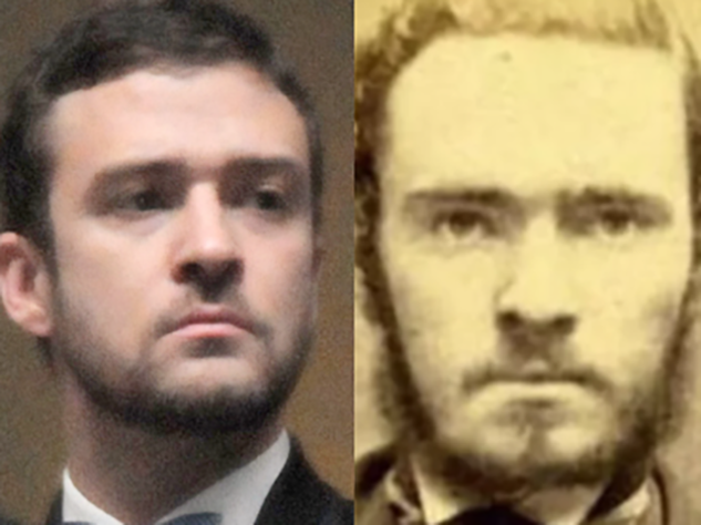 Justin Timberlake e bandido sósia