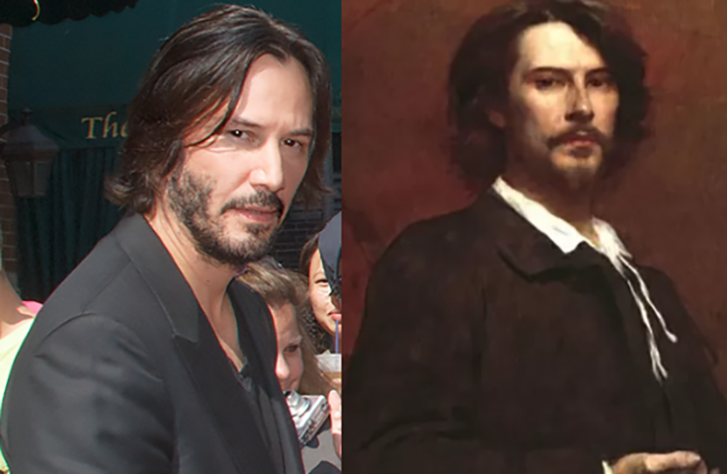 Keanu Reeves e Paul Mounet