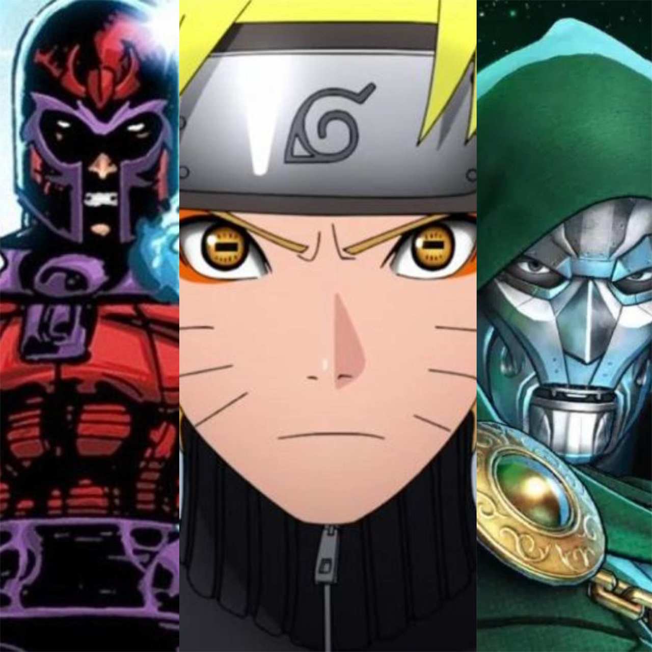 Montagem Naruto Marvel