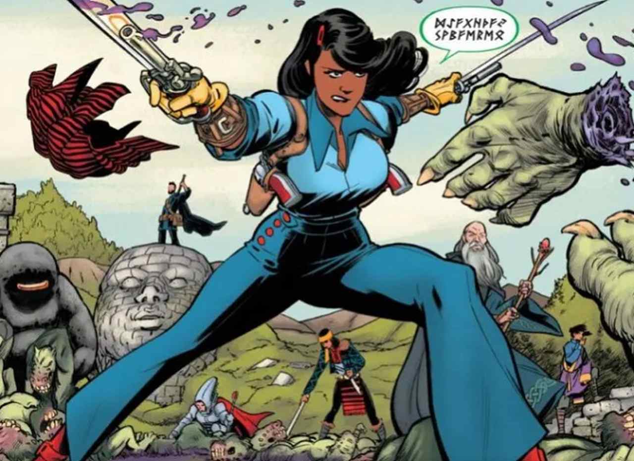 A Conjuradora (Marvel) - O seu nome verdadeiro é Nina e 