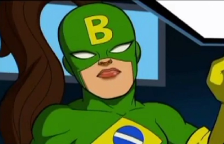 Capitã Brasil (Marvel) - Uma personagem que tem como destaque o fato de seu nome e sua vestimenta serem totalmente voltados ao Brasil.-Divulgação
