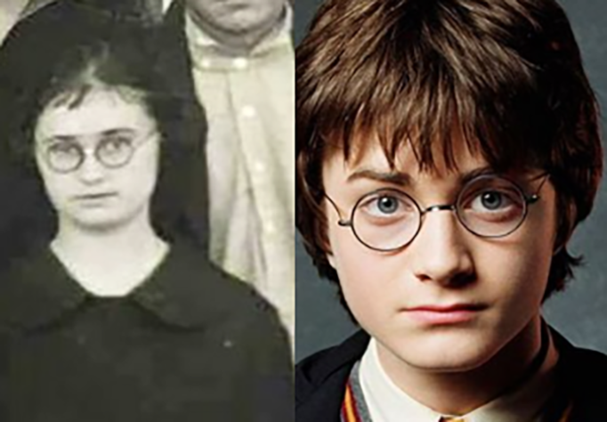 Mulher do passado se parece com Harry Potter Daniel Radcliffe