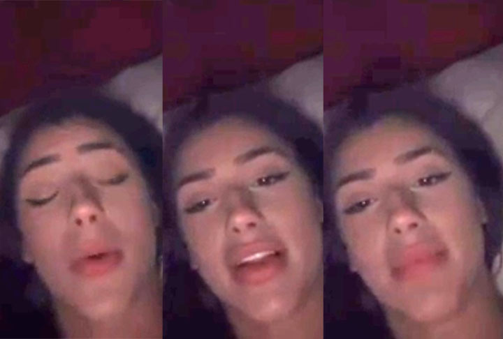 Bia Miranda relatando agressão