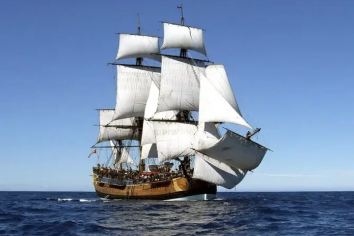Endeavour réplica navio James Cook - Divulgação Stephen Schmidt - Museu Marítimo Australiano