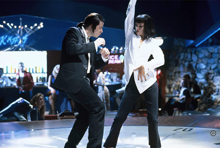 John Travolta e Uma Thurman, em Pulp Fiction