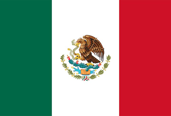México – US$ 1,82 trilhões - uma das maiores economias da América Latina, com setores industriais robustos, incluindo automóveis, eletrônicos e petróleo.