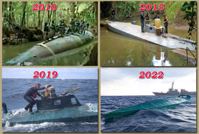Sufocantes e perigosos: Submarinos do narcotráfico internacional