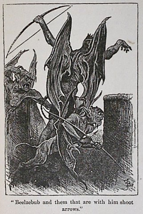 De acordo com os religiosos desse segmento, Baphomet - que tem corpo de homem, cabeça de bode e asas - age conforme a intenção da pessoa que busca por ele. 