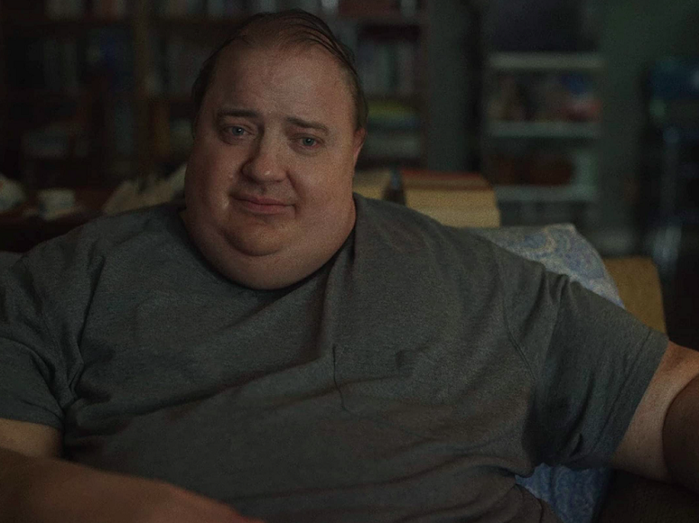 No filme, ele interpretou Charlie, um professor de inglês que vive recluso e precisa lidar com uma grave compulsão alimentar, ao mesmo tempo em que é assombrado por más escolhas do passado.