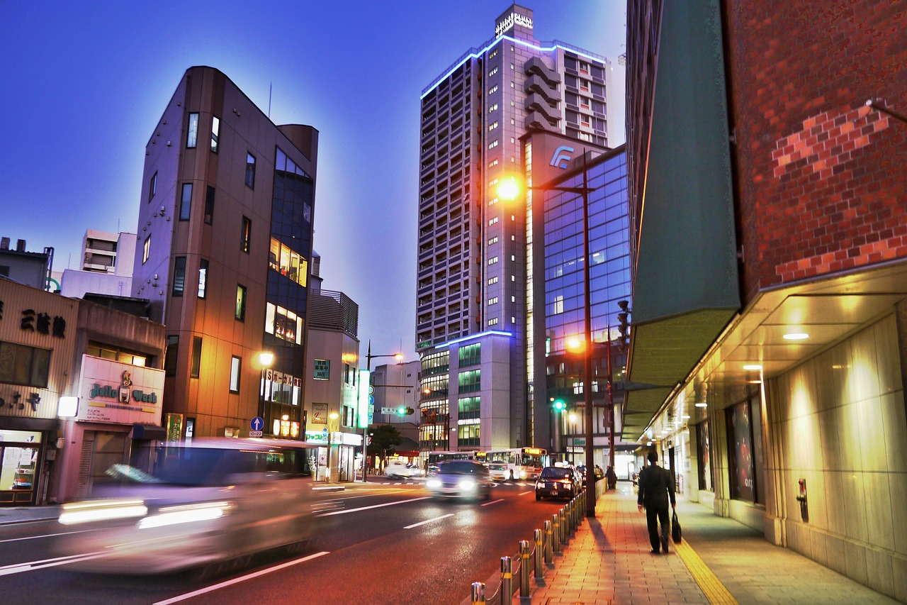 Esta cidade de 1 milhão de habitantes também fica na ilha de Kyushu a 50 km de Fukuoka.