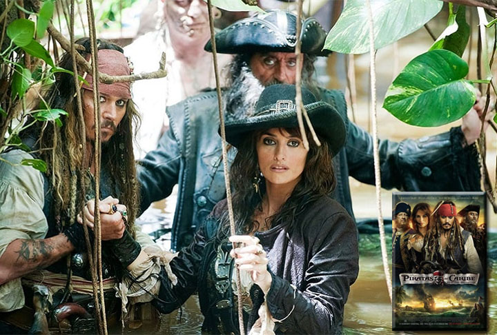 “Piratas do Caribe: Navegando em Águas Misteriosas” chegou aos cinemas em 2011, com direção de Rob Marshall. O filme apresenta uma narrativa independente, na qual Jack Sparrow parte em busca da lendária Fonte da Juventude, e arrecadou mais de 1 bilhão de dólares em bilheteria mundial.
