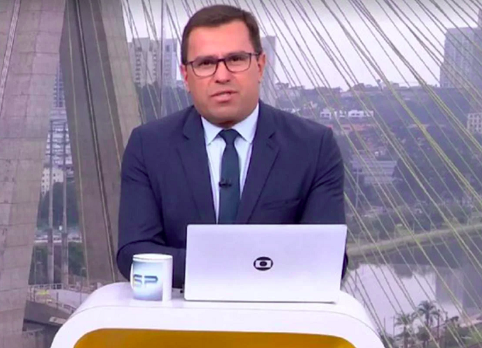 No fim, o âncora amenizou a situação: 