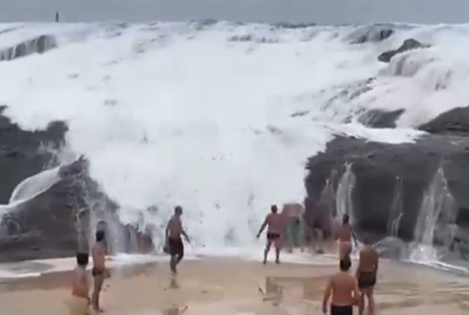 Pra quem não viu: Susto e correria em com ciclone bomba em Niterói; entenda o fenômeno