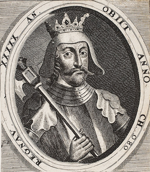 Em janeiro de 1066, morreu Eduardo e assumiu Haroldo II (foto), filho de Goduíno, sogro de Eduardo, o Confessor. 