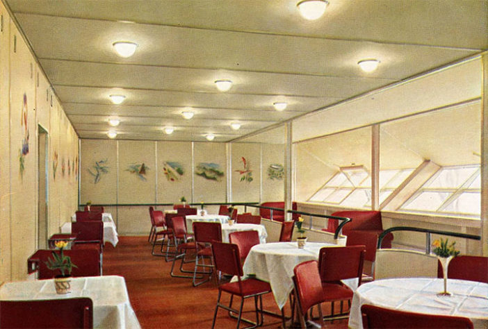 Dirigível Hindenburg, Restaurante