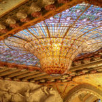 Palácio da Música Catalã, Barclona, Espanha - Vitrais Valiosos