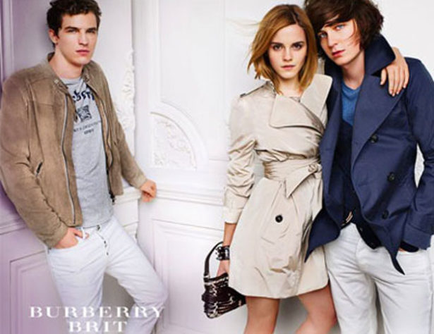 Emma Watson modelo da Burberry
