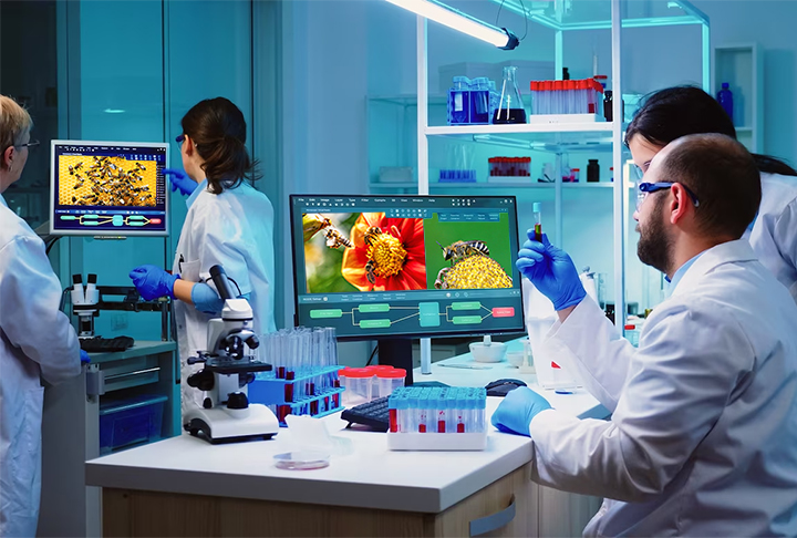 Por isso, cientistas vêm tentando desenvolver mecanismos que possam substituir, ou pelo menos se juntar às abelhas na polinização de plantas. -Imagens Freepik - Montagem FLIPAR