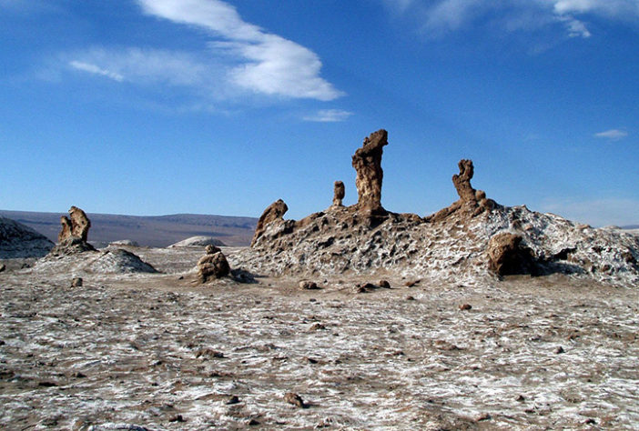 Lagoas de micróbios na Argentina 