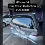 Mãe e filha são salvas por celular após acidente de carro