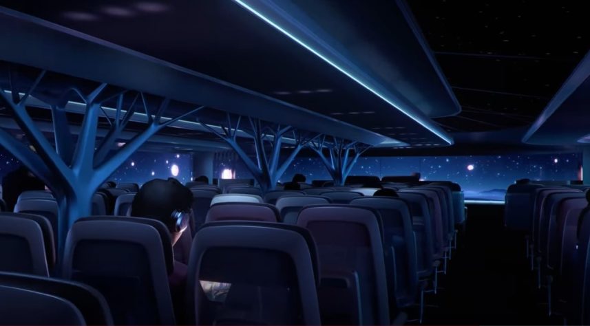 Avião luxuoso de hotel 