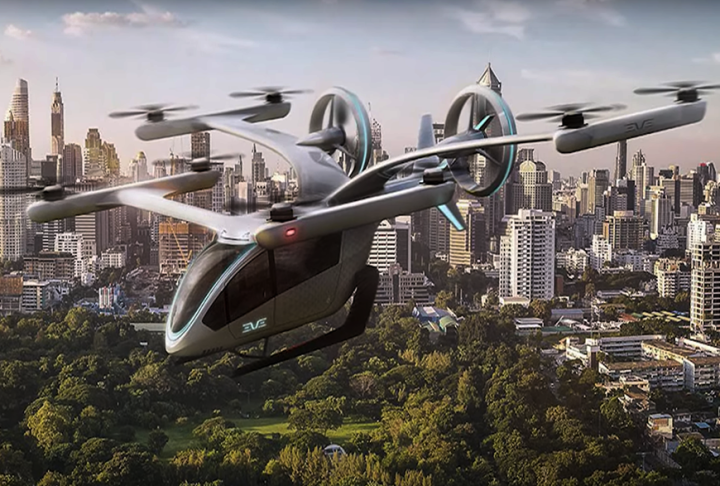 Carro voador projetado pela Embraer