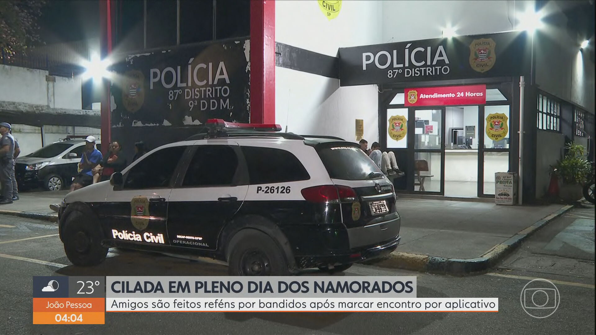 Outro caso rumoroso ocorrido em 2023 aconteceu no Dia dos Namorados, em 12 de junho, vitimando dois homens-Reprodução/TV Globo