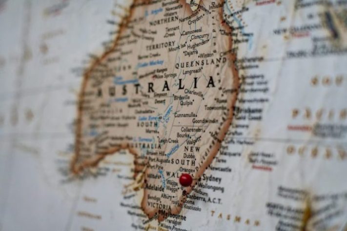 Austrália mapa
