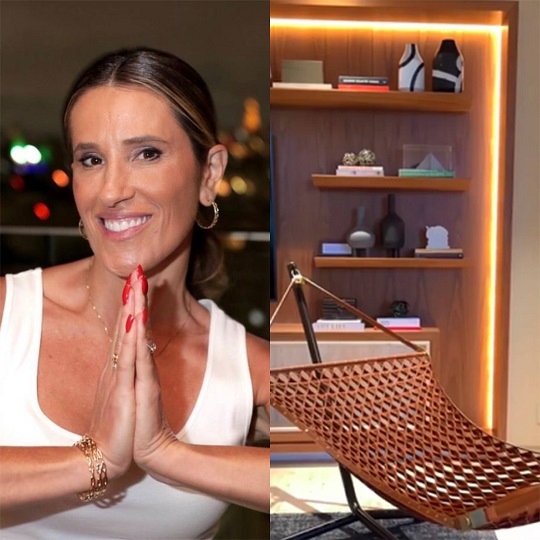 Rede milionária - Se você se chocou com o copo de grife, olha só essa: a empresária Karla Marques possui uma rede da grife Louis Vuitton avaliada em 230 mil reais! 