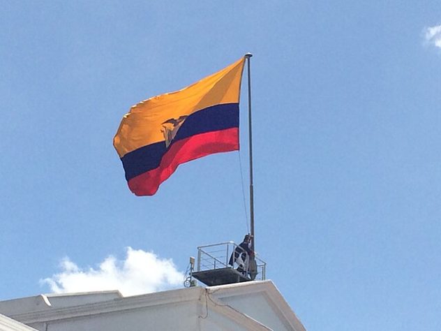 Palácio do governo de Quito, no Equador 