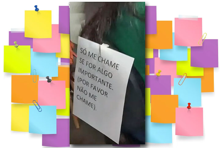 Uma mensagem bem direta e simples - que resume o espírito da brincadeira - é essa aí. 