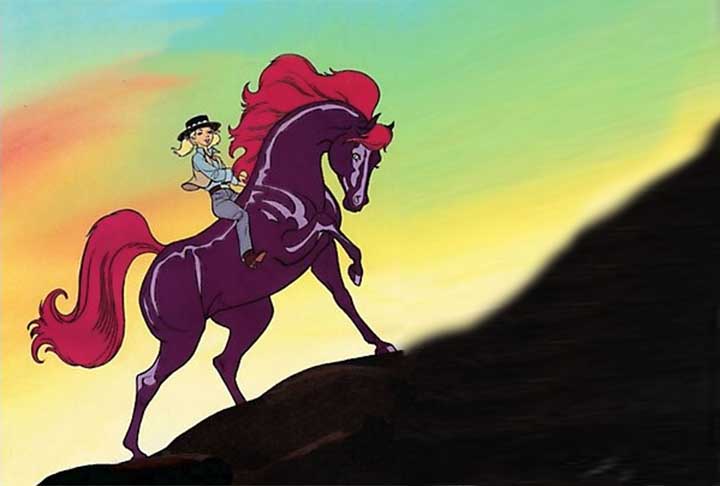“Cavalo de Fogo” (1986): No Brasil, o desenho 