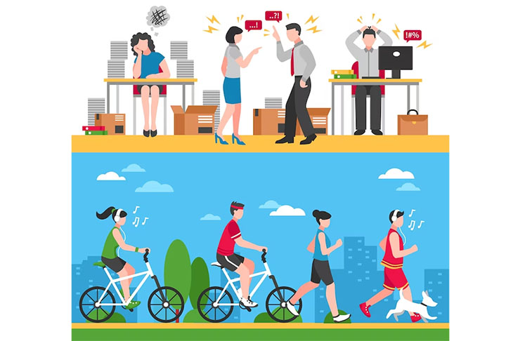 A ligação entre trabalho e qualidade de vida também foi tratada no levantamento do Sesi. Em tal cenário, 94% dos entrevistados concordaram que um profissional com a saúde física e mental em dia é mais produtivo no seu trabalho 