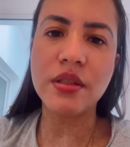 Caroline Luz, ex-mulher de Frank Aguiar