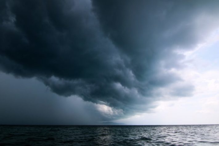 Tempestade - oceano