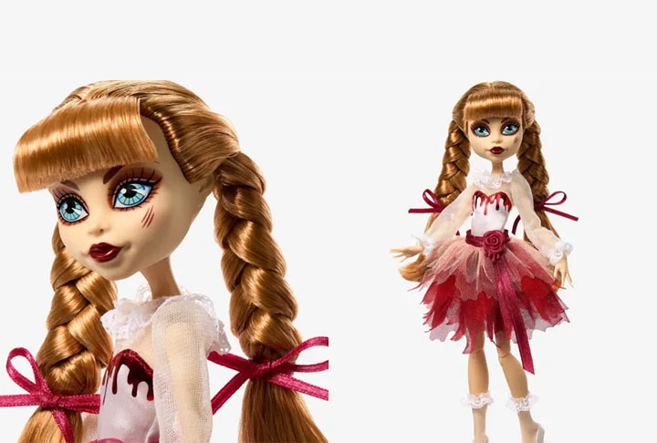 A boneca, com olhos grandes e cabelos trançados num tom castanho dourado, custa US$ 65 (cerca de R$ 315).  -  Reprodução Mattel