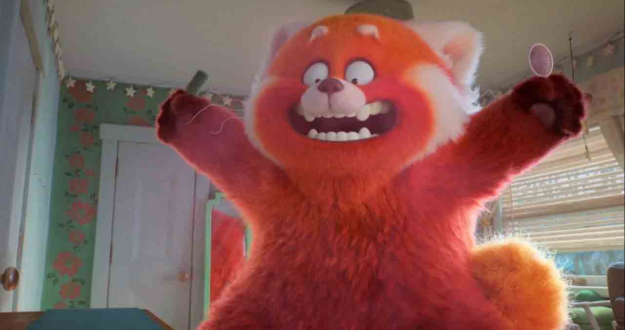 Red conta a história de uma jovem, que, durante a sua puberdade, se transforma num panda vermelho quando sente emoções fortes. -Divulgação