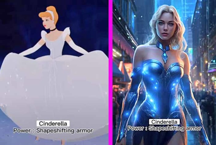 Princesas da Disney viram heroínas da Marvel com inteligência artificial