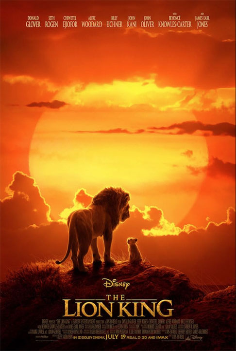 O Rei Leão - Lançado em 2019 - Bilheteria: 1,66 bilhão de dólares.  Direção de Jon Favreau. 