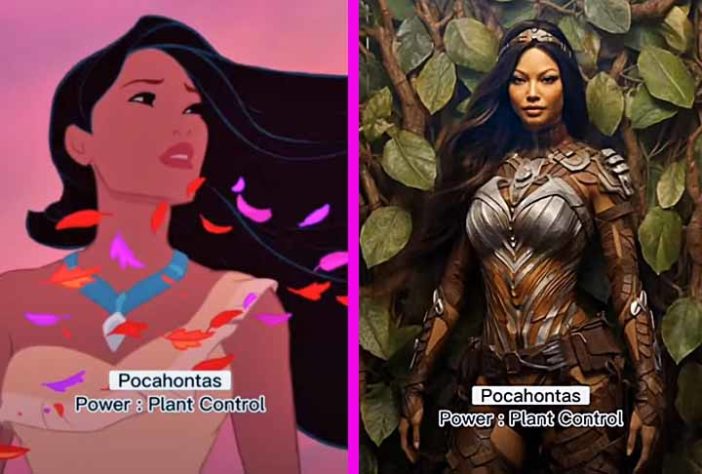 Princesas da Disney viram heroínas da Marvel com inteligência artificial