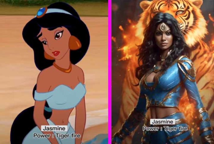 Princesas da Disney viram heroínas da Marvel com inteligência artificial