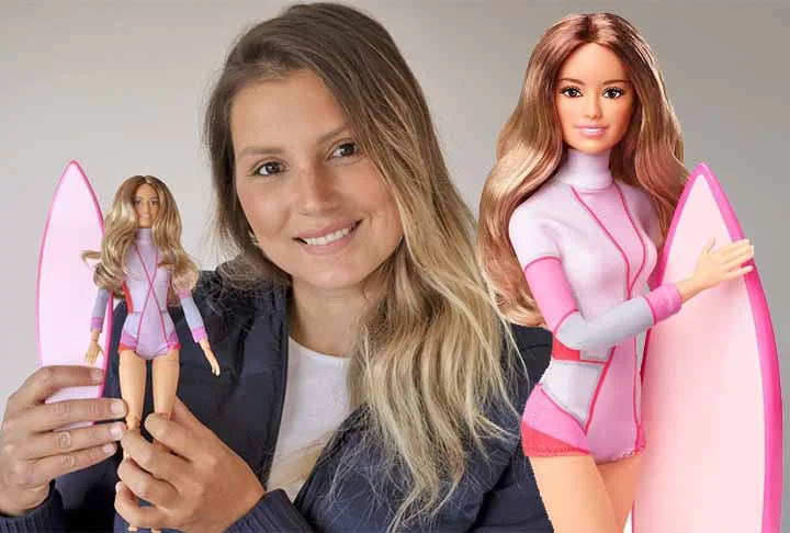 O projeto Mulheres Inspiradoras da Barbie também já homenageou outras quatro brasileiras: a surfista Maya Gabeira, a Dra. Jaqueline Goes (que liderou o sequenciamento do genoma de uma variante do Covid-19 no Brasil), a professora Doani Emanuela Bertan e a cantora Iza.- Divulgação Mattel