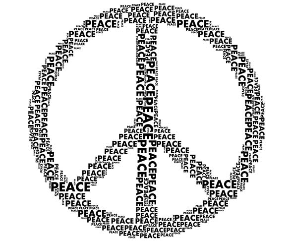Paz Hippie: Também conhecido como "Símbolo da Paz", é o símbolo universal de paz e amor. Foi criado em 1958 pelo artista gráfico britânico Gerald Holtom, como logotipo da Campanha pelo Desarmamento Nuclear, na Grã-Bretanha.