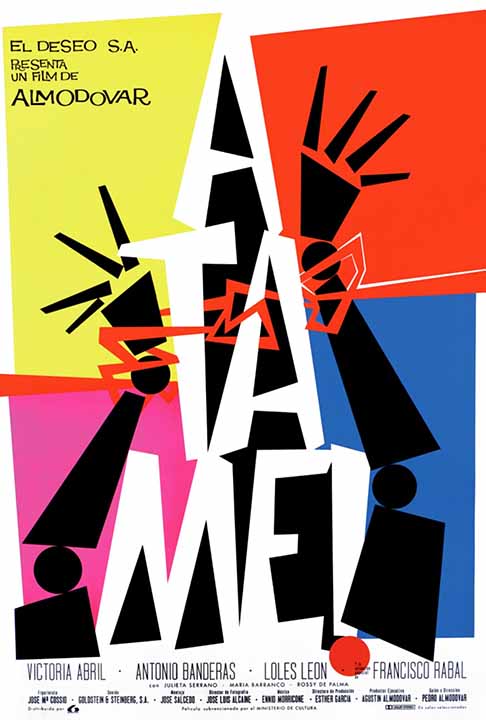 Ao todo, a dupla esteve junto em sete produções como, por exemplo, em “Ata-me” (1989). Em 