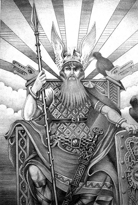 O povo viking adotava uma religião politeísta, ou seja, a crença em vários deuses como, por exemplo, Odin (foto), Thor e o próprio Loki. Os historiadores nomearam a crença deles como “paganismo nórdico”. 