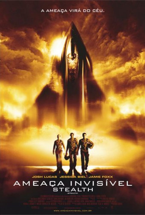 "Ameaça Invisível" (2005): O filme conta a história de três pilotos da Marinha dos Estados Unidos que são selecionados para testar um novo caça stealth chamado EDI, que é controlado por inteligência artificial.