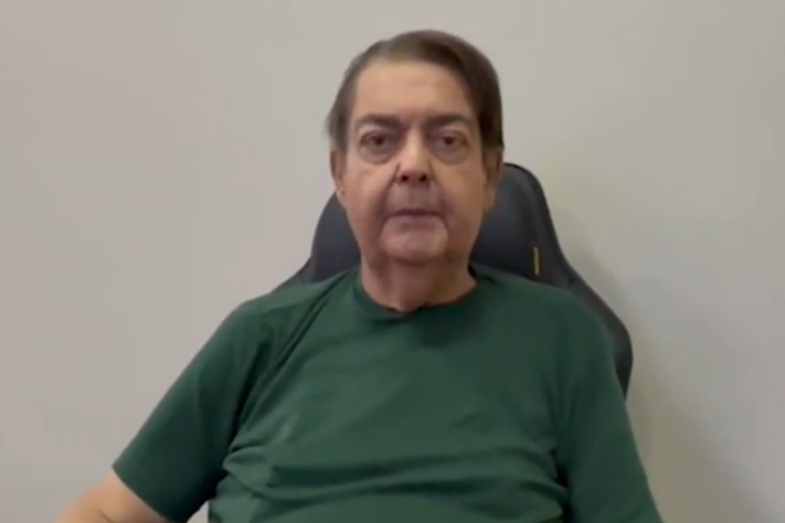 Fausto Silva - Faustão Reprodução/X/Ministério da Saúde